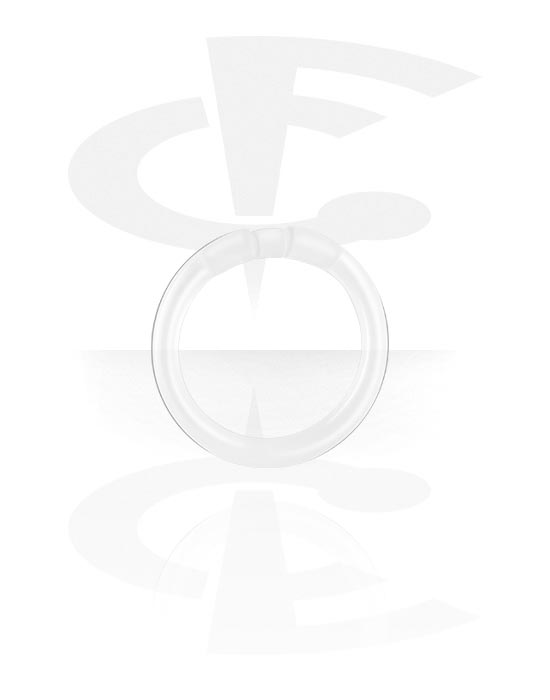 Piercing ad anello, Segment ring (bioflex, trasparente), Bioflex