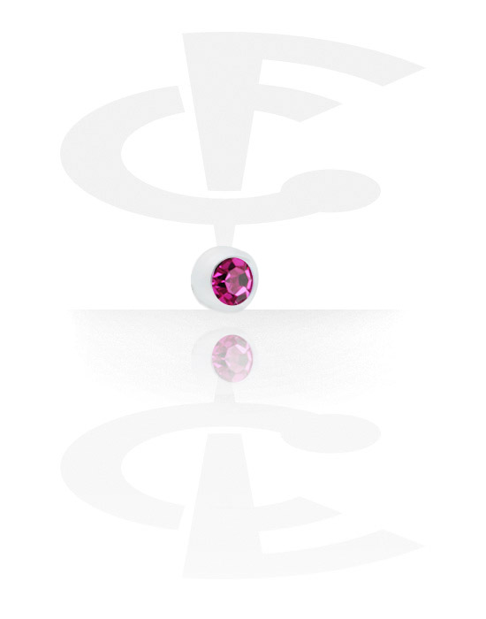 Balletjes, staafjes & meer, 1.2 mm-"Push Fit" Jeweled Ball, Bioflex