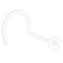 Piercings nez & Septums, Piercing nez incurvé, Bioplastique
