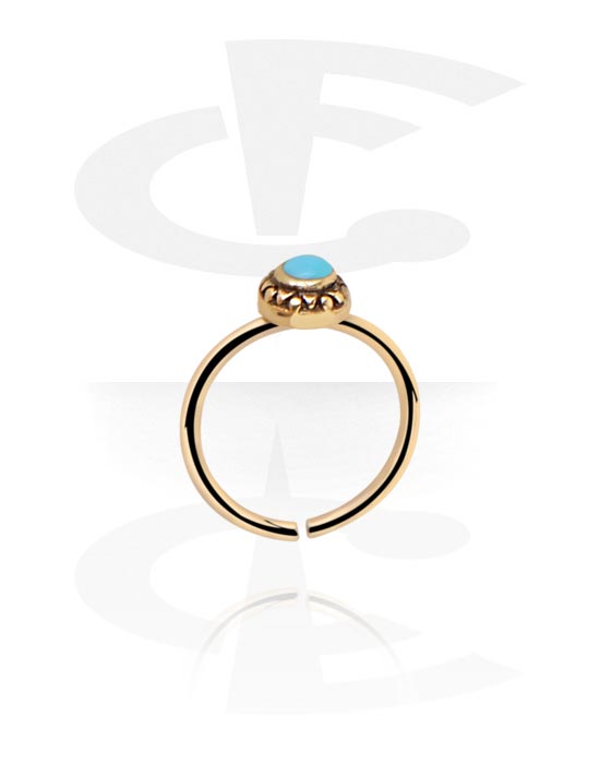 Piercing Rings, Continuous ring (zircon steel, shiny finish), Zircon steel