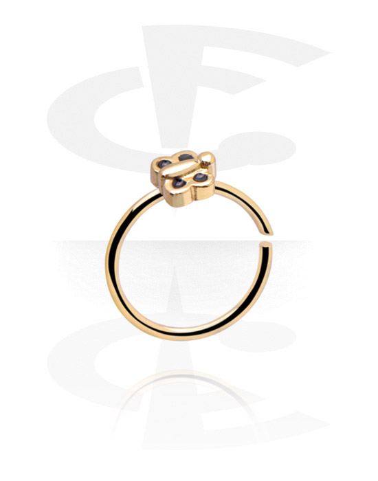 Anéis piercing, Continuous ring (aço zircónico, acabamento brilhante), Aço zircónico