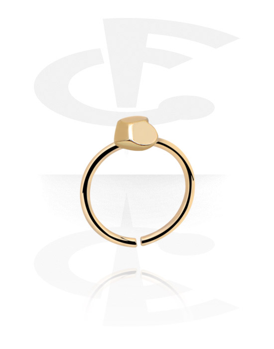 Piercinggyűrűk, Continuous ring (zircon steel, shiny finish), Cirkon-acél