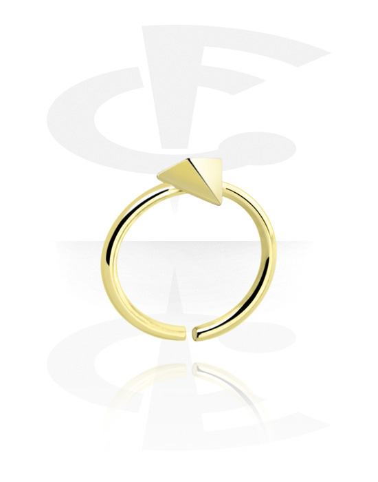 Alke za piercing, Neprekidni prsten (cirkon čelik, sjajna završna obrada), Cirkon čelik