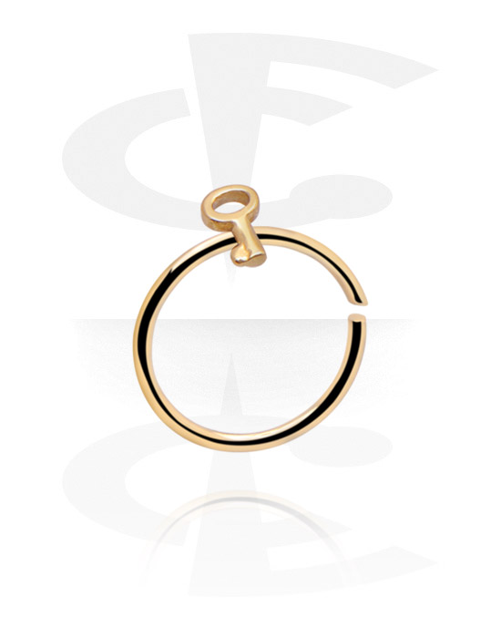 Piercing Ringe, Continuous Ring (Zirkonstahl, glänzend), Zirkon Stahl