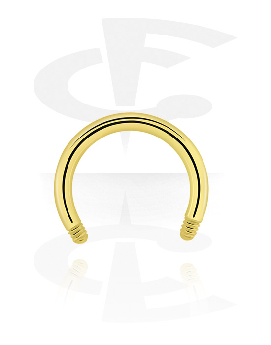 Circular Barbell, Micro Circular Barbell Pin, Zirkon Steel