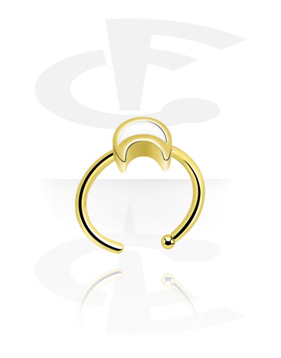 Nose Jewellery & Septums, Nose Ring, Zircon Steel